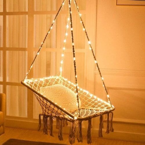 balcony bliss hammock chair with light