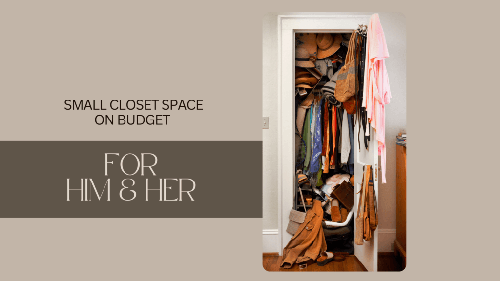 small closet space for couples